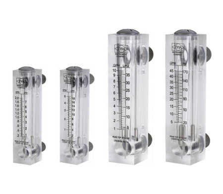 Ротаметр панельный WTS LZM-15Z 0.5-5GPM 1/2"BSPT M