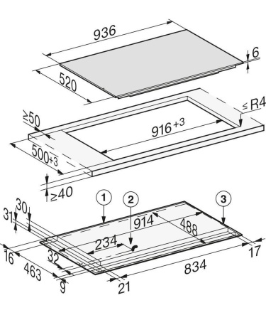 Индукционная варочная панель Miele KM 7999 FL