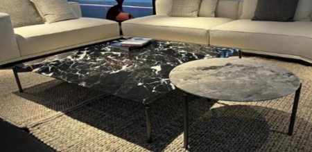 Стол, материал - железо, мрамор, LNLL-CT120S_1