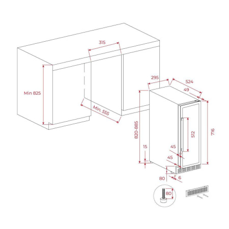 Винный шкаф Teka RVU 10020