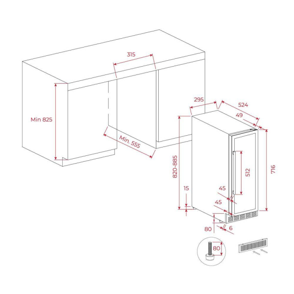 Винный шкаф Teka RVU 10020