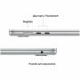 Ноутбук Apple MacBook Air 15 M2, 8/256 ГБ, Silver, RU