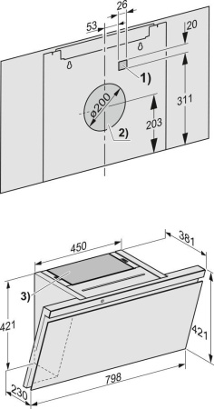 Вытяжка Miele DAH 4870 OBSW