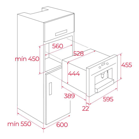 Кофемашина зерновая Teka CLC 85-G1 GM MATT BLACK