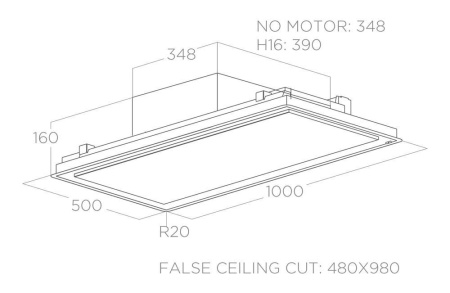 Вытяжка Elica ILLUSION H16 BL/A/100