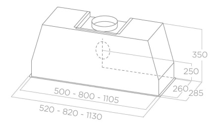 Вытяжка Elica CT35 PRO IX/A/90