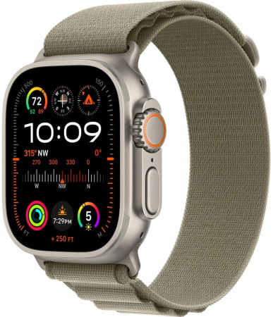 Смарт-часы Apple Watch Ultra 2 Olive, Alpin Loop