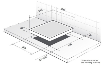 Индукционная варочная панель Combi De Dietrich DPI7468XS