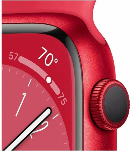 Смарт-часы Apple Watch S8 45 Red, M/L