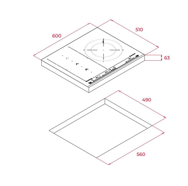 Индукционная варочная панель Teka IZS 67620 MST BLACK