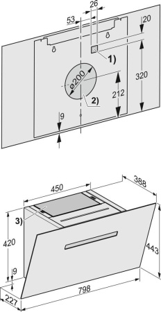 Вытяжка Miele DAH 1850 OBSW
