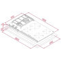 Газовая варочная панель Teka HYBRID JZC 96324 ABN BLACK