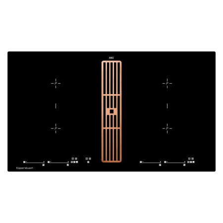 Индукционная варочная панель с вытяжкой Kuppersbusch KMI 9800.0 SR Copper