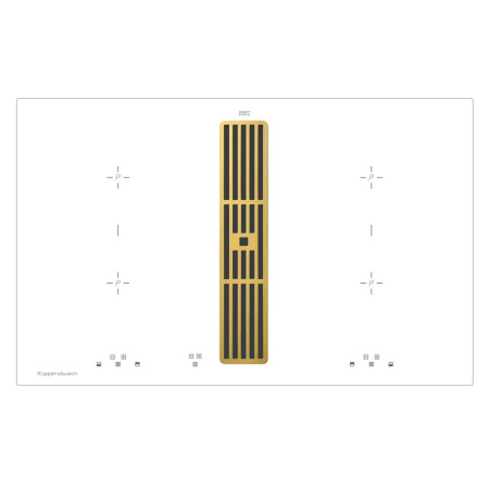 Индукционная варочная панель с вытяжкой Kuppersbusch KMI 8500.0 WR Gold