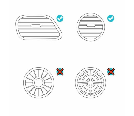 Держатель для телефона PITAKA MagEZ Car Mount Pro 2 MagSafe vent