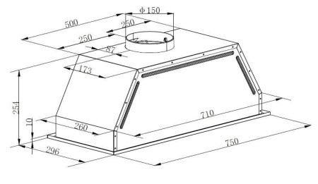 Вытяжка Graude LB 75.0 E