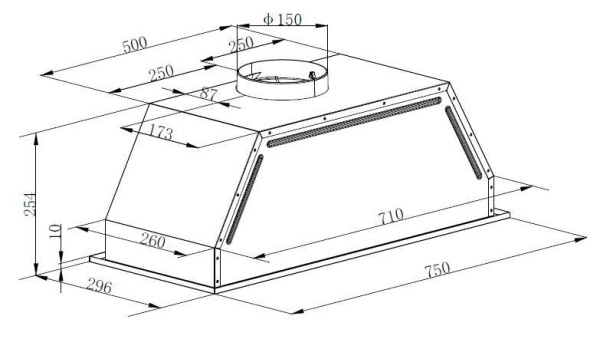 Вытяжка Graude LB 75.0 E