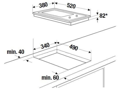 Варочная панель - теппан Combi Kuppersbusch VKET 3800.0 SR