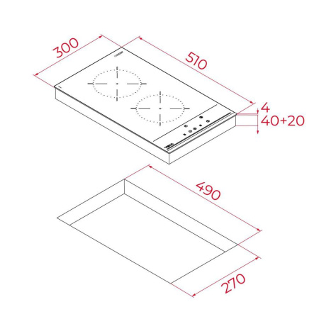 Электрическая варочная панель Combi Teka TZC 32000 TTC BLACK