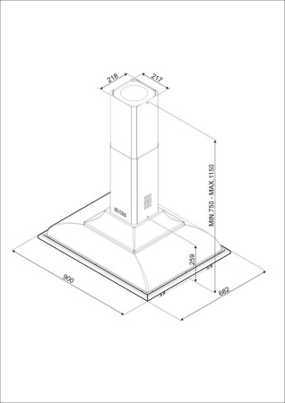 Вытяжка SMEG KCI19AOE