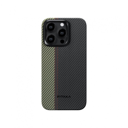 Чехол для телефона PITAKA Fusion Weaving MagEZ Case 4 для iPhone 15 Pro Max FO1501PM, Overture