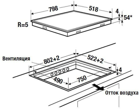 Индукционная варочная панель Kuppersbusch KI 8820.0 SR