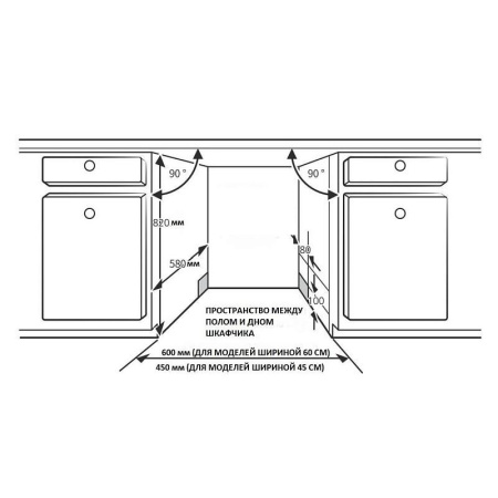 Посудомоечная машина Korting KDI 45017
