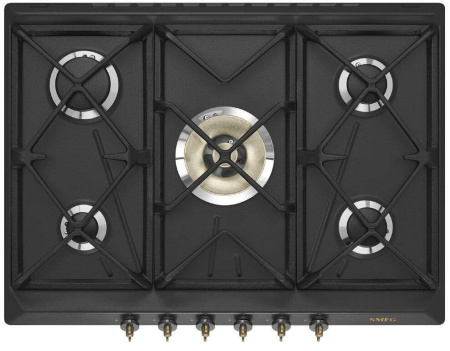 Газовая варочная панель SMEG SRV876AOGH