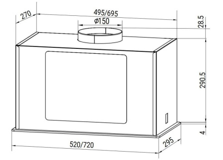 Вытяжка HIBERG VMF 6191 W