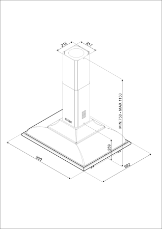 Вытяжка SMEG KCI19AOE