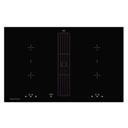 Индукционная варочная панель с вытяжкой Kuppersbusch KMI 8500.0 SR Black Velvet