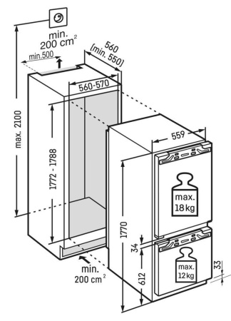 Холодильник комбинированный Liebherr IRCe 5121-22 001