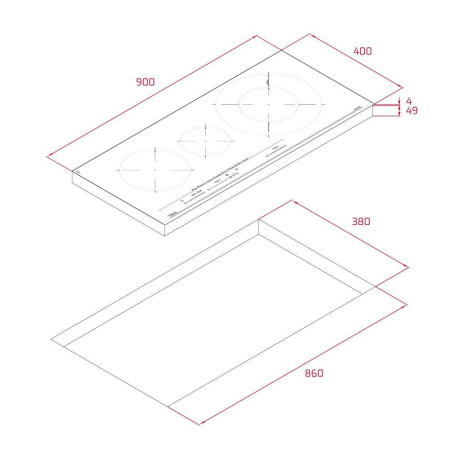 Индукционная варочная панель Teka IZC 93320 MST BLACK