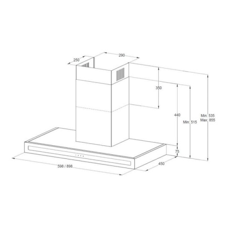 Вытяжка Korting KHC 6877 N