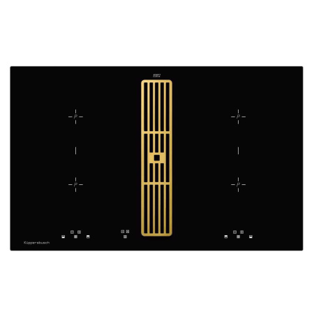Индукционная варочная панель с вытяжкой Kuppersbusch KMI 8500.0 SR Gold