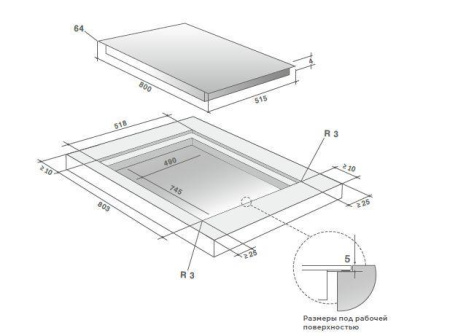 Индукционная варочная панель De Dietrich DPI7884XT