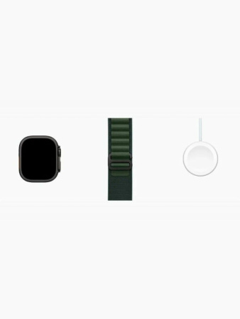 Смарт-часы Apple Watch Ultra 2 Black Titan / Dark Green, Alpin Loop, S