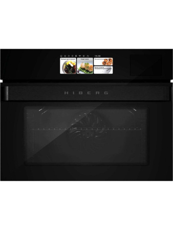 Духовой шкаф с паром HIBERG S-VM 5615 B i-SMART