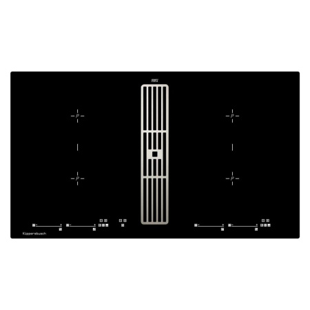 Индукционная варочная панель с вытяжкой Kuppersbusch KMI 9800.0 SR Stainless Steel