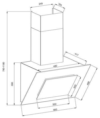 Вытяжка Graude DHK 60.0 EL