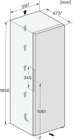 Морозильная камера Miele FN 4372 D-1 ws