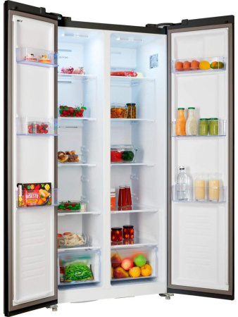 Холодильник комбинированный NORDFROST RFS 480D NFB  inverter