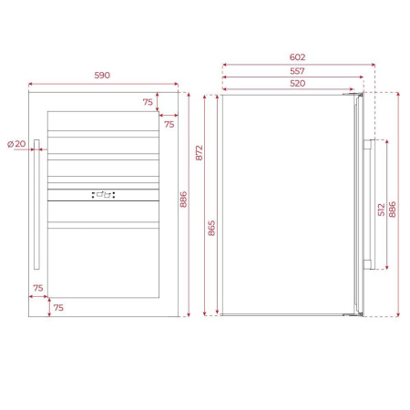 Винный шкаф Teka RVI 20046