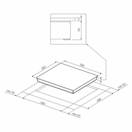 Индукционная варочная панель Graude IK 60.0 AW