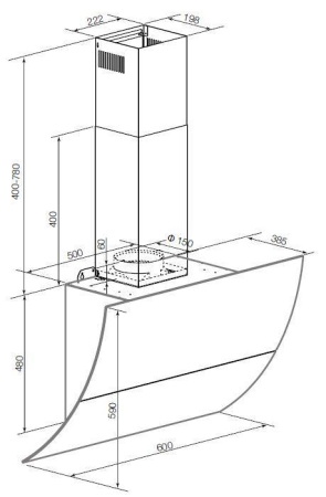 Вытяжка Graude DH 60.3 GE