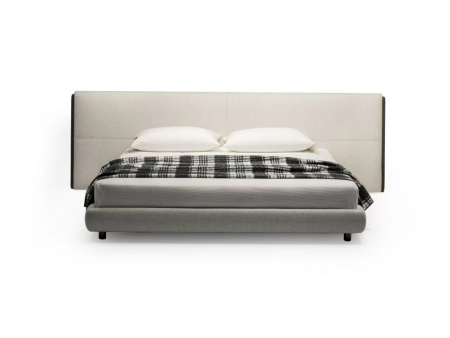 Кровать с обивкой из ткани, LN6127_2