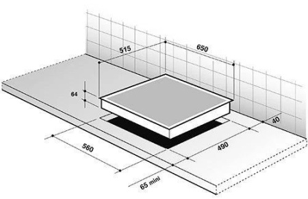 Индукционная варочная панель De Dietrich DPI7540B