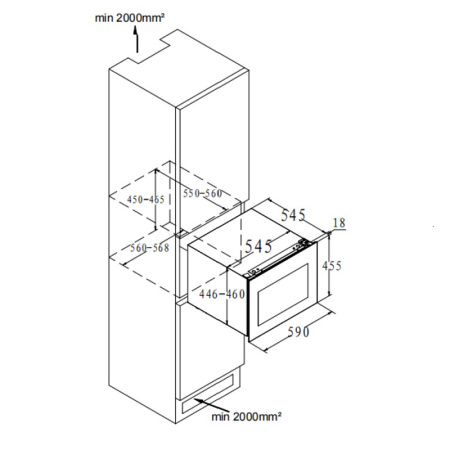 Винный шкаф Korting KFW 501 SL GN