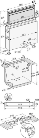 Вытяжка Miele DAD 4941 MTSW