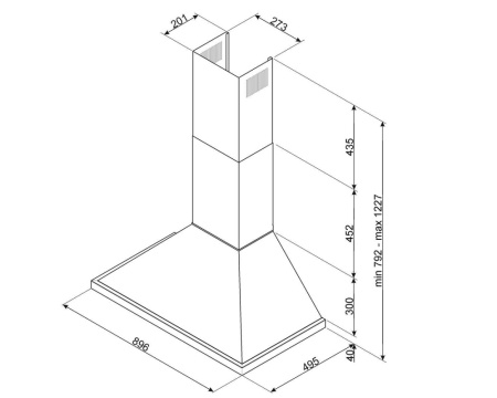 Вытяжка SMEG KPF9OG
